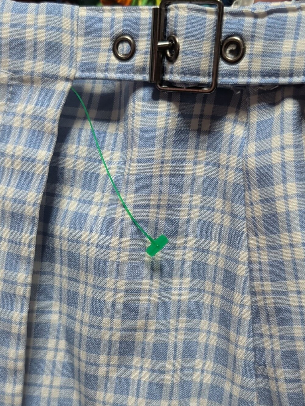 wild fable Light Blue and White Checked Shirt
